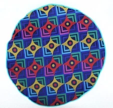 Lord R Colton Masterworks Pocket Round Atrani Bold Navy Silk - $75 Retail New