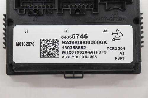 2020 - 2022 GMC CANYON TRANSMISSION TRANSFER CASE CONTROL MODULE OEM 84366746 - Picture 10 of 11
