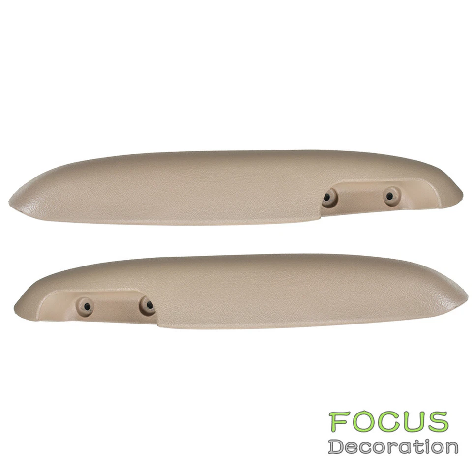 Par de reposabrazos delanteros tostados para puerta conductor + pasajero Chevy GMC camioneta SUV Foto 4 de 4