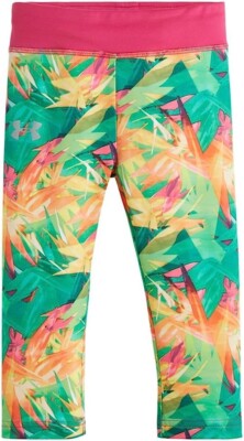 Under Armour Little Girls' UA Pre-School Jungle Jive Capri Toddler Velocity