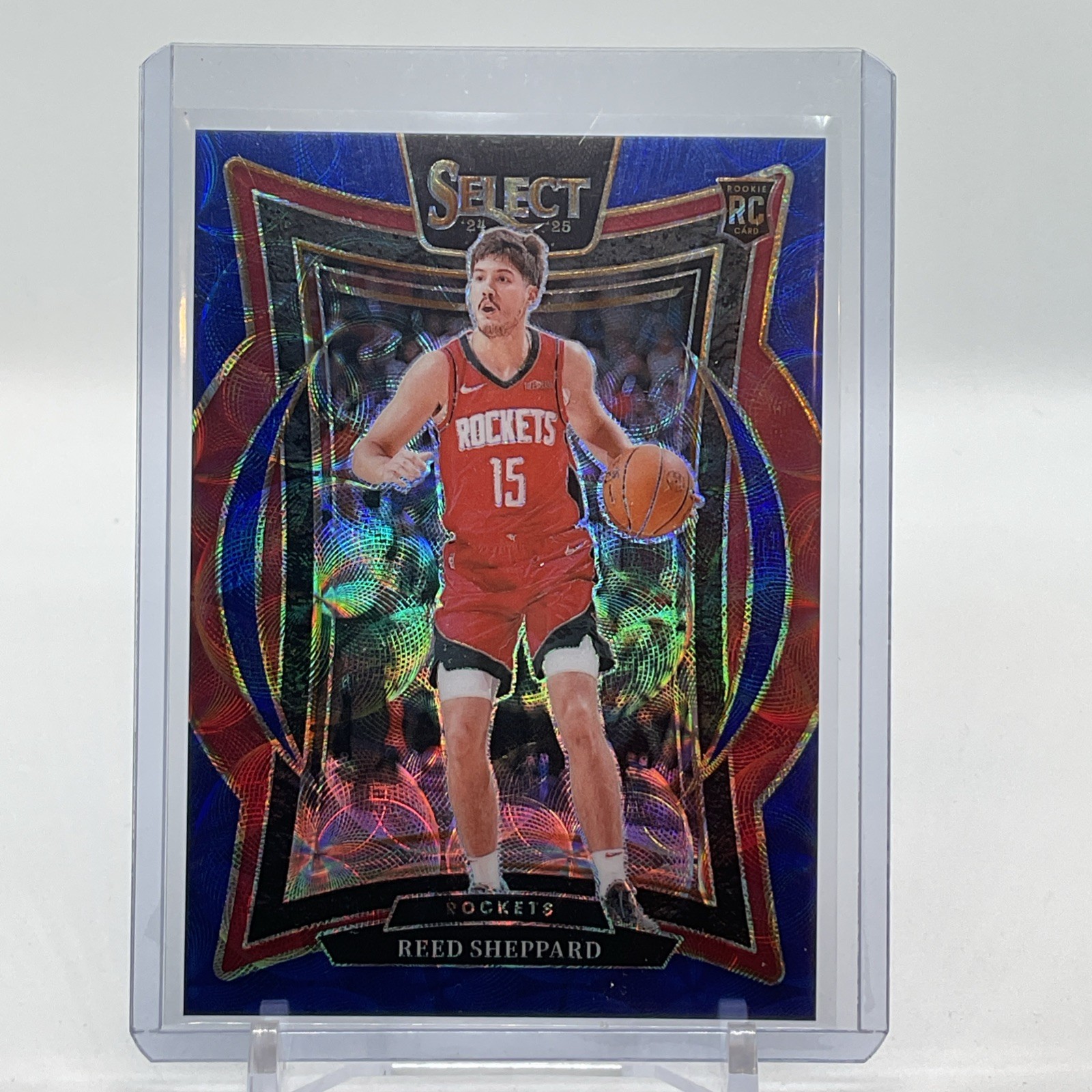 2024-25 Select Reed Sheppard RC Concourse Blue Scope /249 Rockets Rookie