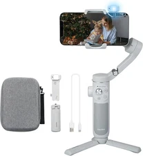 Feiyu VB4SE Kit Phone Gimbal w/ AI Tracking Light for iPhone Android Beginner