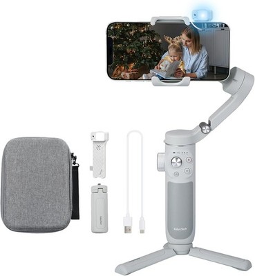 Feiyu VB4SE Kit Phone Gimbal w/ AI Tracking Light for iPhone Android Beginner