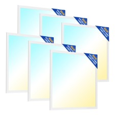 4 6Pack 2x2 2x4FT LED Flat Panel Lights Drop Ceiling Fixtures Dimmable 5CCT 72W