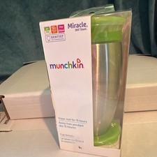 Munchkin Miracle 360 Steel 10oz Stainless Spoutless BPA-Free Sippy Cup