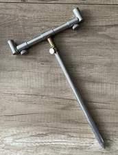 2 Rod Adjustable Stainless Buzz Bar & Bank Stick-2 Rod-VG+ used 7-11 in