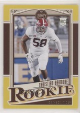 2021 Panini Legacy Rookies Yellow 102/150 Christian Barmore #187 uk2