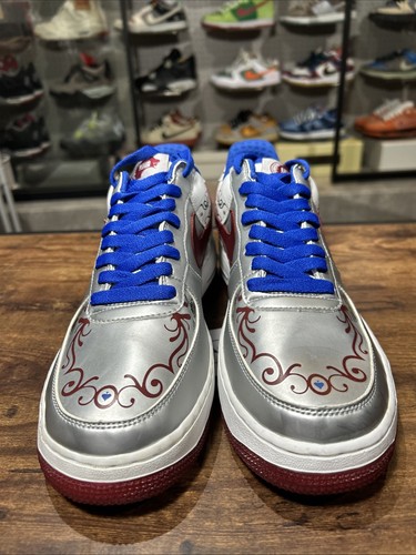 Size 9.5 - Nike Air Force 1 Premium (Lebron) Collection Royale 313985-061 NO BOX - Picture 2 of 24
