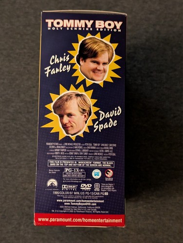 Tommy Boy HOLY SCHNIKE EDITION 2 DVD Set Chris Farley David Spade w/ BOBBLE HEAD - Picture 5 of 13