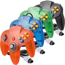 N64 Joystick Controller Joypad Long Wired for classic Nintendo 64 Console Games