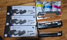 Lot of TN221 TN225 Toner For Brother TN221BK HL-3170CDW MFC-9130CW MFC-9340CDW