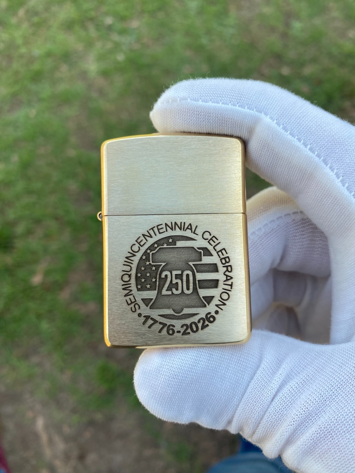 USA SEMIQUINCENTENIAL 1776-2026  | Solid Brass Zippo | Made 