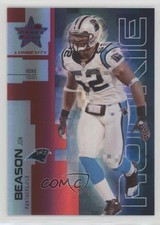 2007 Leaf Rookies & Stars Longevity Rookie Ruby 25/199 Jon Beason #155 0im