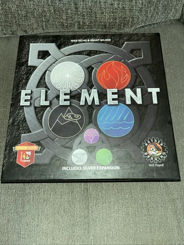 Element Brettspiel inklusive Silber Erweiterung 2-4 Spieler Strategie komplett - Bild 9 von 12