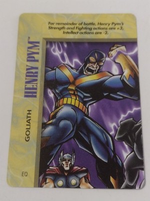 1996 Fleer Marvel Over Power Trading Card Game Henry Pym Goliath
