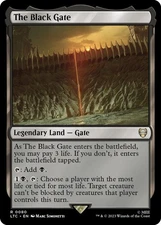 1x The Black Gate - Commander: The Lord of The Rings  - NM