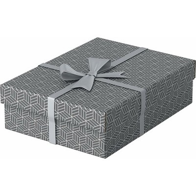 3 Esselte Home Aufbewahrungsboxen 8,0 l grau 26,5 x 36,0 x 10,0 cm