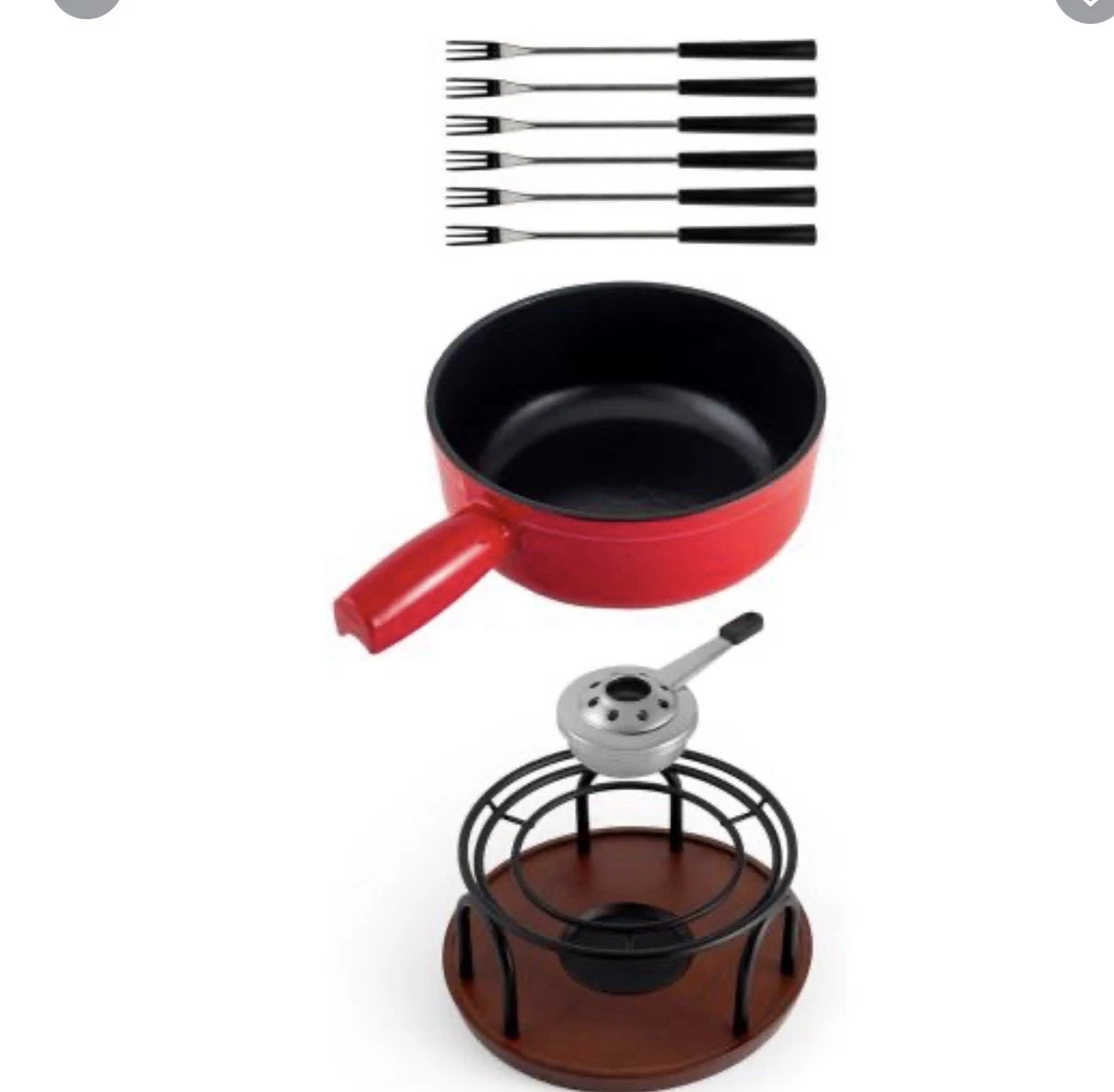 Swissmar Ticino Cast Iron Fondue Set with
Opens in a new window or tab