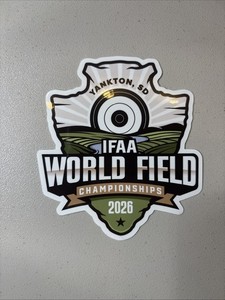 IFAA World Field  Championship Sticker Decal 2026 Target Archery Bow Hunting