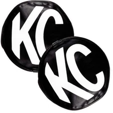 5100 KC Hilites Offroad Driving Fog Light Covers Set of 2 Pair Soft Vinyl 6" Dia