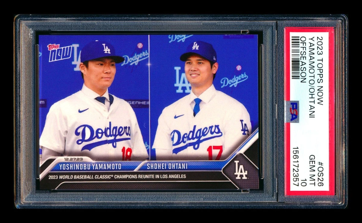 2023 Topps Now - Shohei Ohtani Yoshinobu Yamamoto #OS-26 for sale