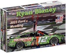 Salvinos J.R Model 1/24 NASCAR 2023 Mustang Team Penske "Ryan Blaney" 600 Winner