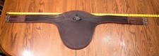 County, New, stud belly guard girth, brown 56"  for saddle