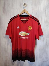 Manchester United 2018 2019 home Sz 4XL Adidas soccer shirt jersey football kit
