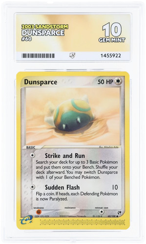 Dunsparce graded ACE 10 for sale on eBay