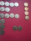 20 Kennedy 1/2 Dollars  1964 To 1978 - Some Silver In A Few  20 Coins JFK  Half