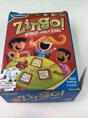 ThinkFun Zingo Bingo with a Zing Lernspiel ab 4 Jahren 2-6 Spieler.193