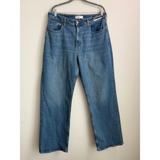 Abercrombie & Fitch Curve Love 90s Relaxed High Rise Jeans 33 (16 Regular)