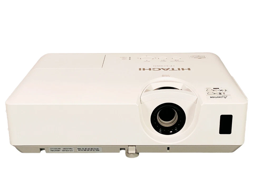 Hitachi CP-X25LWN 3LCD Projector 2700 ANSI Home Theater 4k HDMI w/Bundle - Image 3 of 4