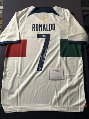 Cristiano Ronaldo Signed Autograph AUTO FPF Soccer Jersey FANATICS COA - R03