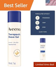 Soothing 7 oz Shave Gel with Oat  Vitamin E - Prevent Razor Bumps  Irritation