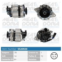 Meat & Doria Generator FüR Opel Combo 71_ 1.7 D Corsa B 73_ 78_ 79_ 1.5 TD