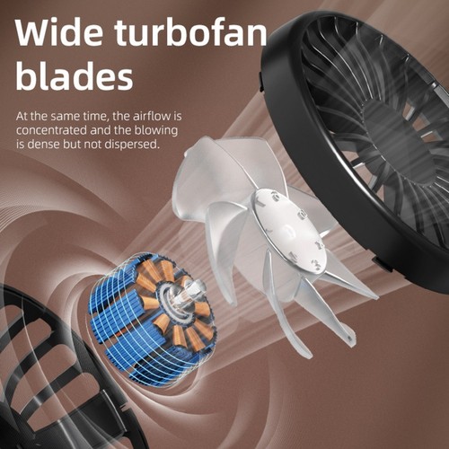 Mini Clipon Ventilator 4 Geschwindigkeiten verstellbares Design f��r pers?nlich - Bild 4 von 14