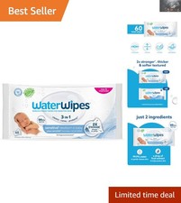 Thicker  Softer Hypoallergenic Baby Wipes   Perfect for Newborns, 60 Count