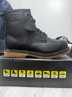 Epochsaga Steel Tore Classic Work Boots Real Leather Size 10 us