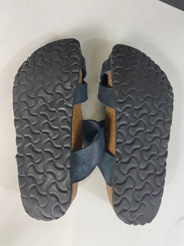 Pre-Owned Women Birkenstock Birki’s Black Toe Loop Sandals Size Ladies 7 EU 38 - Picture 5 of 8