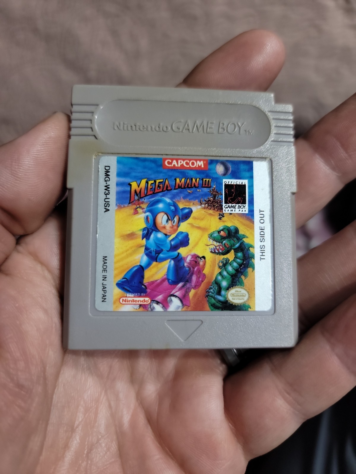 Mega Man 3 III GameBoy Tested & Working