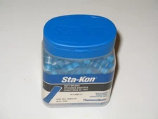 Sta-Kon 2Rb14x Butt Splice Wire Connector, 14 Awg Max, Blue, Vinyl Insulation,