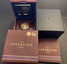 2015  Proof Gold Sovereign 5th Portrait