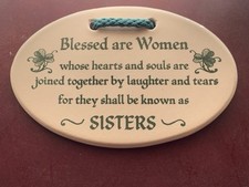 Sisters Keepsake Plaque Sister