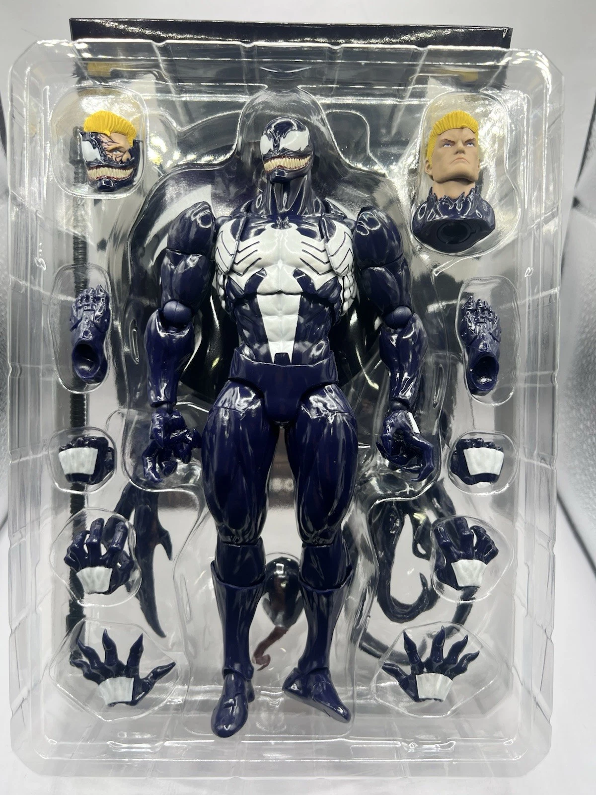 Mess Toys Lethal Neighbor Symbiote Suit Venom 1/12 Action Figure Model US STOCK image 11