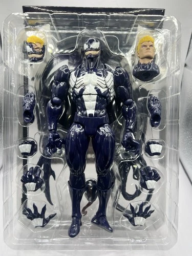 Mess Toys Lethal Neighbor Symbiote Suit Venom 1/12 Action Figure Model US STOCK image 11