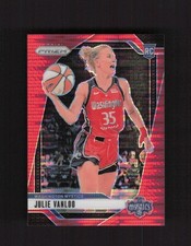 2024 Panini Prizm WNBA #42 Julie Vanloo Red Pulsar Prizms #/299