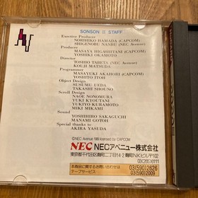 Son son II 2 W/Case Manual PC Engine Hu Card Retro Used Game Good NTSC-J Japan