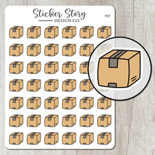 Delivery Box Planner Stickers
