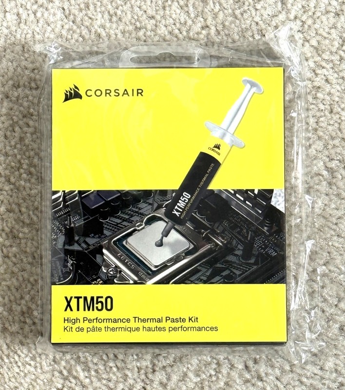 Corsair XTM50 High Performance Thermal Paste Kit *NEW* Sealed
